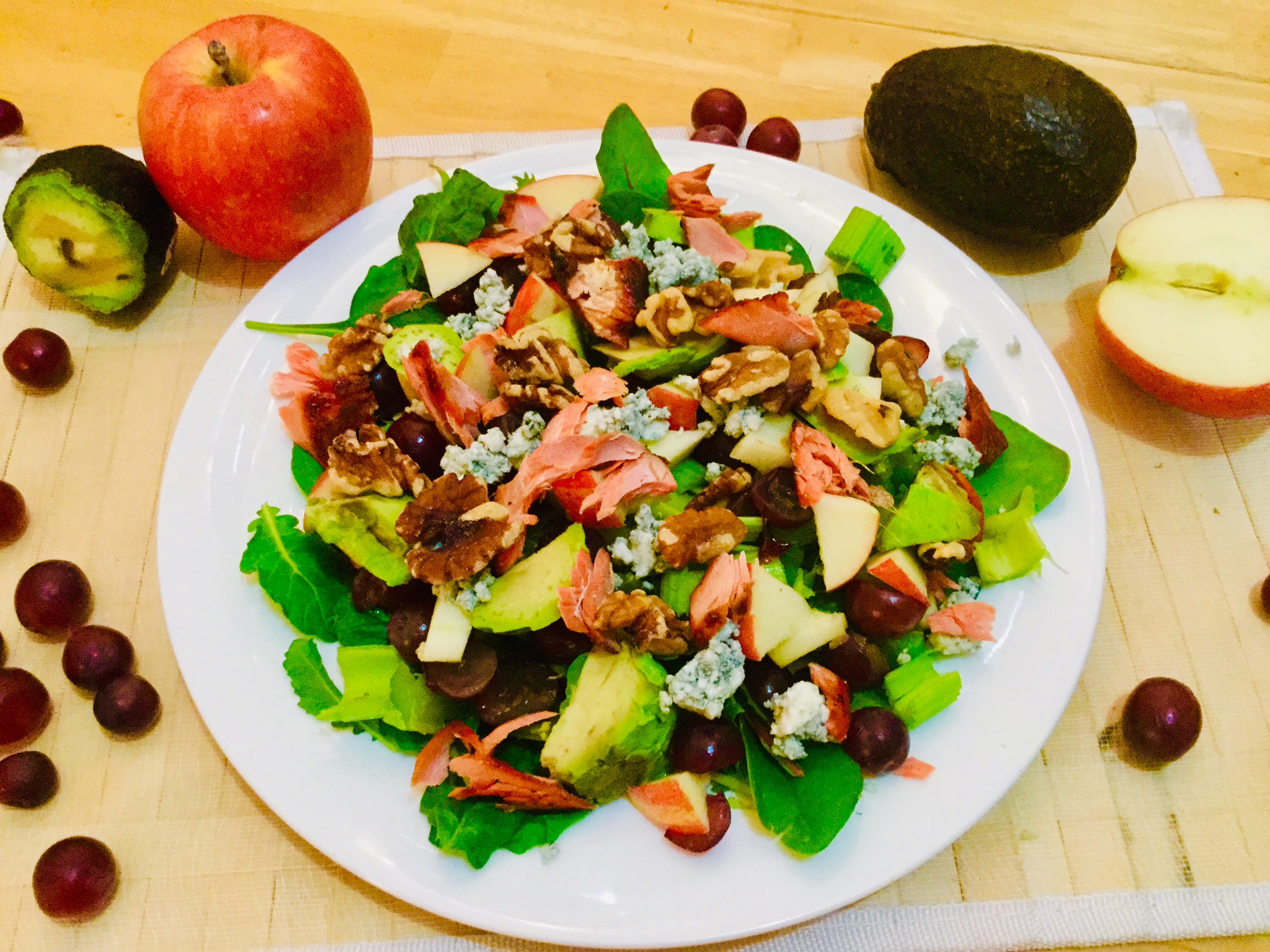 Waldorf Salmon Salad